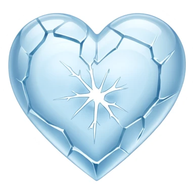 Corazón de hielo sticker