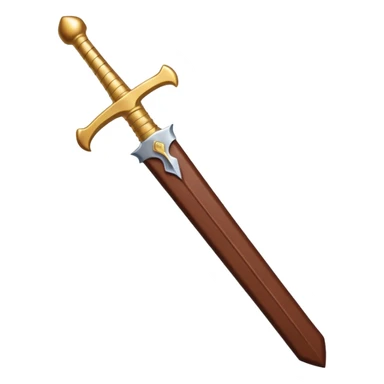 chocolate sword sticker