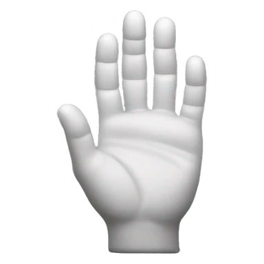 think hand from wednesday tv show sticker