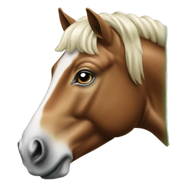 paard met een glas heineken in zijn handen sticker