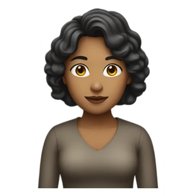 Mujer sonrie sticker