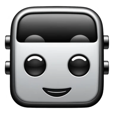 the classic fast forward emoji ⏩  in black and white sticker