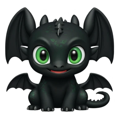 toothless make it cute sticker