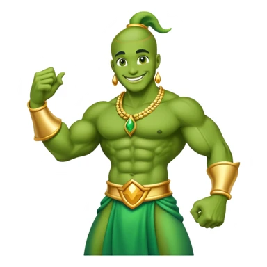 Green Genie sticker