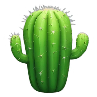 cactus-soccerball sticker
