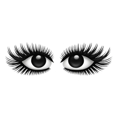 Des faux cils sticker