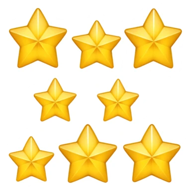 five stars in a row sticker