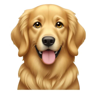 golden retriver sticker