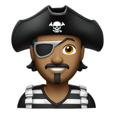 Vegas raiders pirate sticker