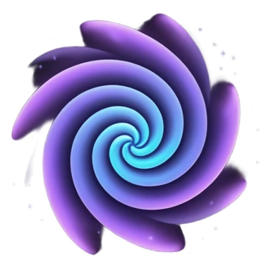 black magic particles sticker