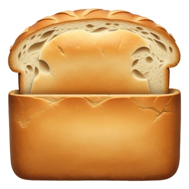 freshly baked crusty loaf of bread sticker