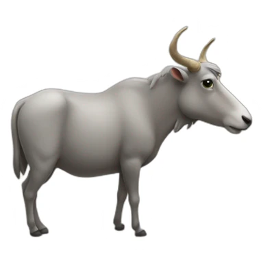 Un chameau sur un chat sticker