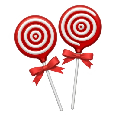 red lollipops sticker