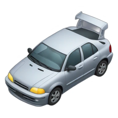 car in night sticker