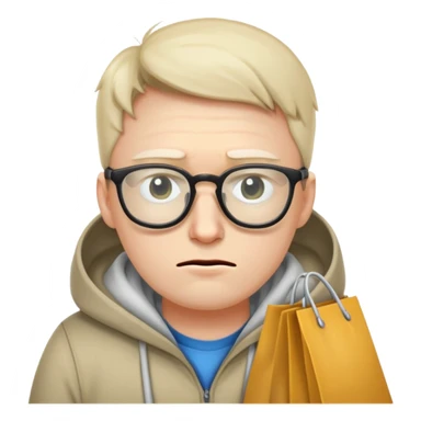 programmer with bags under his eyes sticker