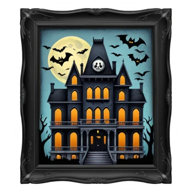 hunted hôtel sticker