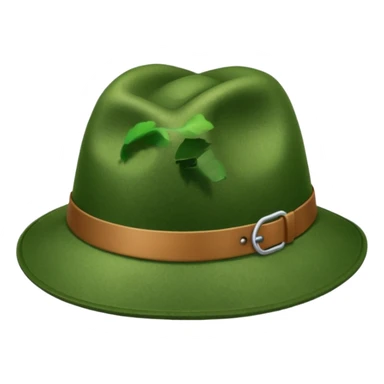 Green hat, Lost & Found Object. sticker