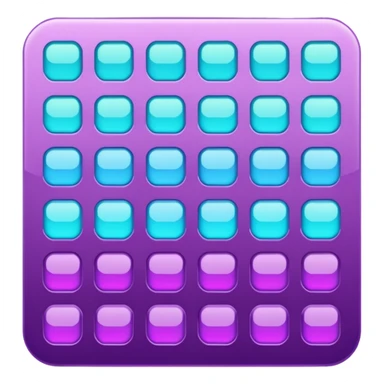 glitter purple and cian spreadsheet sticker