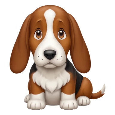 Bassett hound sticker