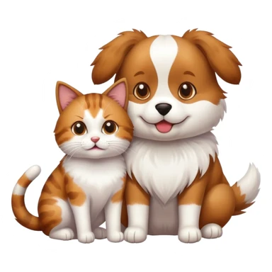 Perro y gato sticker