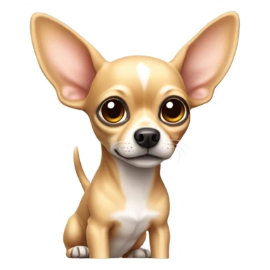 tan chihuahua  sticker