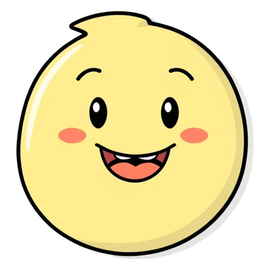 Happy face with a asshole for a mouth sticker