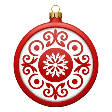 festive ornament scandinavian  sticker