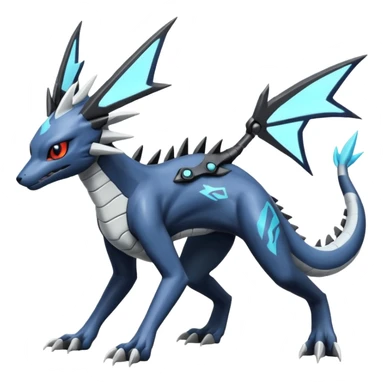 Salandit-Dialga-Palkia-Umbreon-Silvally-fusion (full body) sticker