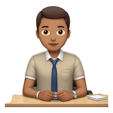 person in office informal sticker