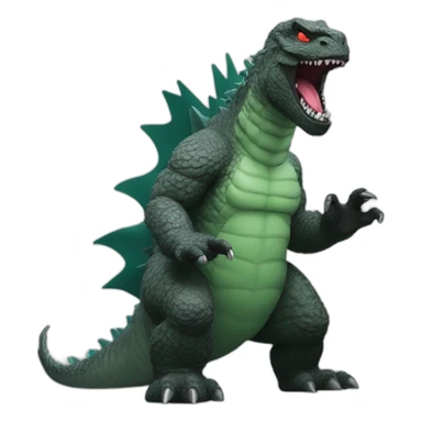 Godzilla with paparazzi sticker