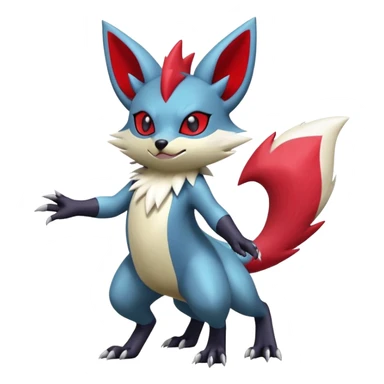 Zangoose-Zorua-Sneasel-hybrid (full body) sticker
