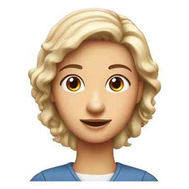 maestra di scuola bellissima che manda cuori sticker