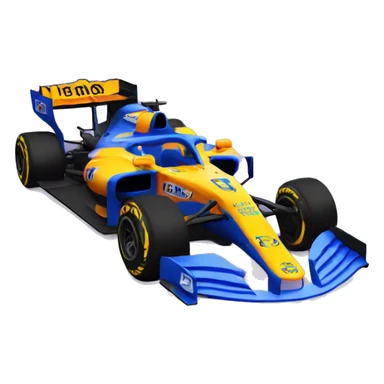 Lando Norris Formula 1 car sticker