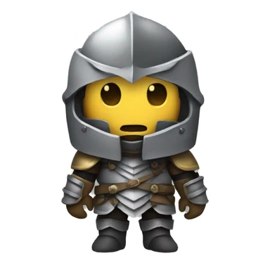 villain with armor sticker