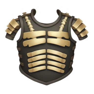 torso armor with bones sticker