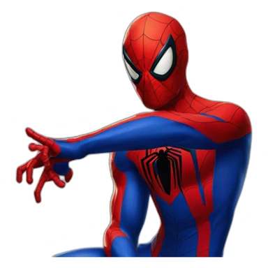 Spiderman 2099 in pickel sticker