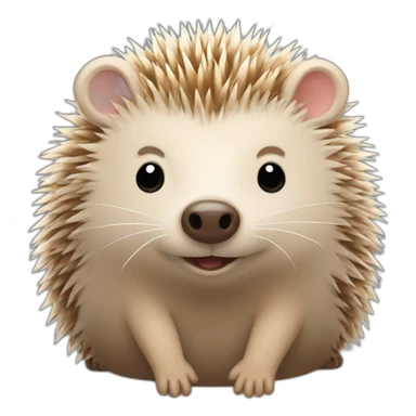 Hedgehog, mouse and bear sticker