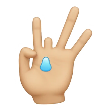 finger touch iphone screen sticker