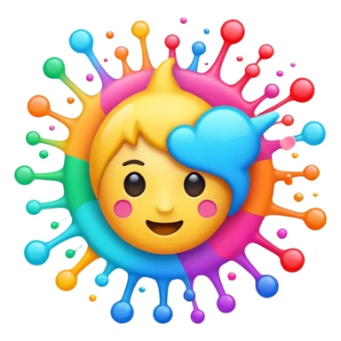 AI popularity explosion sticker