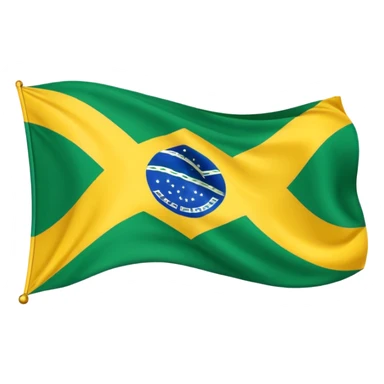 Crie um emoji da bandeira do Imperio do brasil realista estilo a que já existe no WhatsApp do brasil sticker