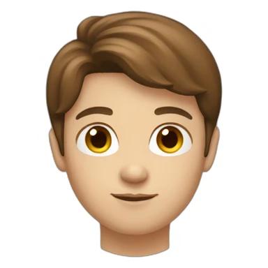 European family Brown haired sticker