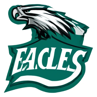 Philadelphia eagles pennant  sticker