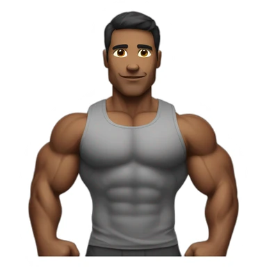 a smart bodybuilder sticker