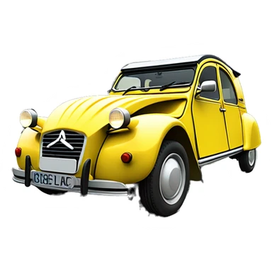 citroen 2cv sticker
