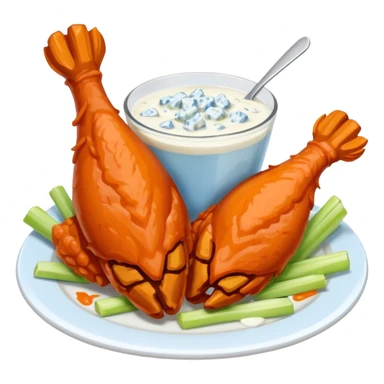 buffalo chicken wings sticker