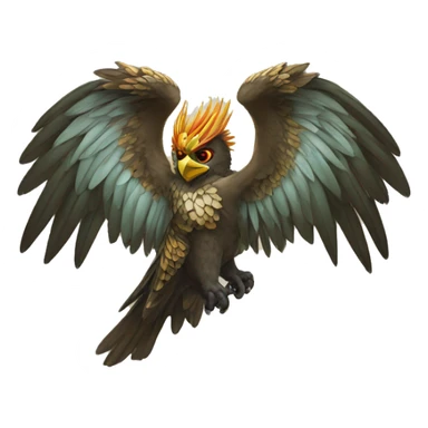 Emoji burung Garuda bertuliskan ITDA Hebat  sticker