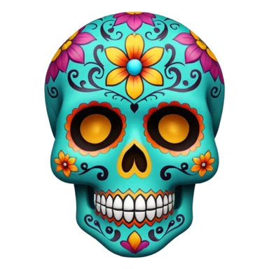 calavera sticker