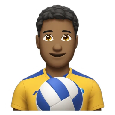 joueur de Volley-Ball au service sticker