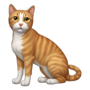 cat on a dog sticker