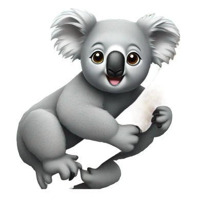 Koala in forest  sticker